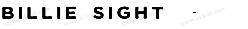 Billie Sight字体字体转换
